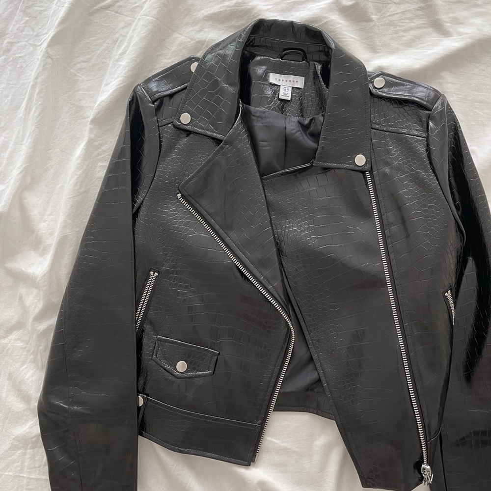 Topshop Leather Jacket